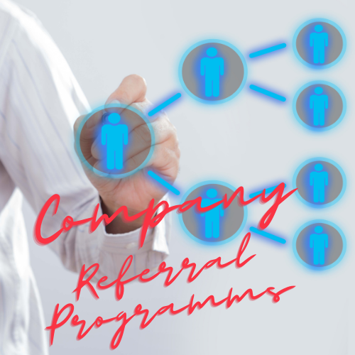 Company referral programs