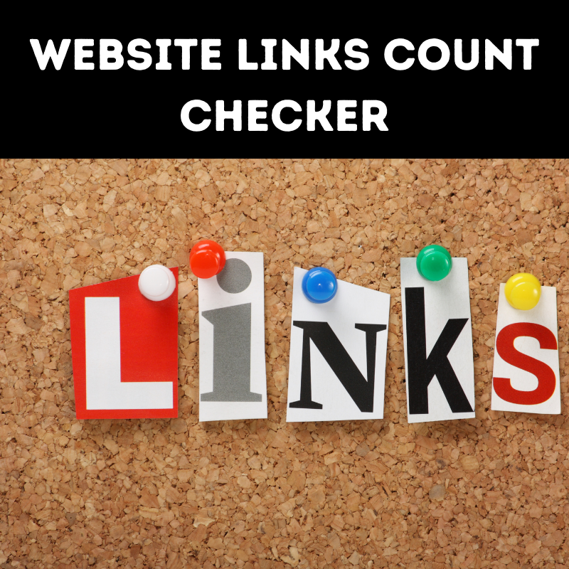 Website Links Count Checker