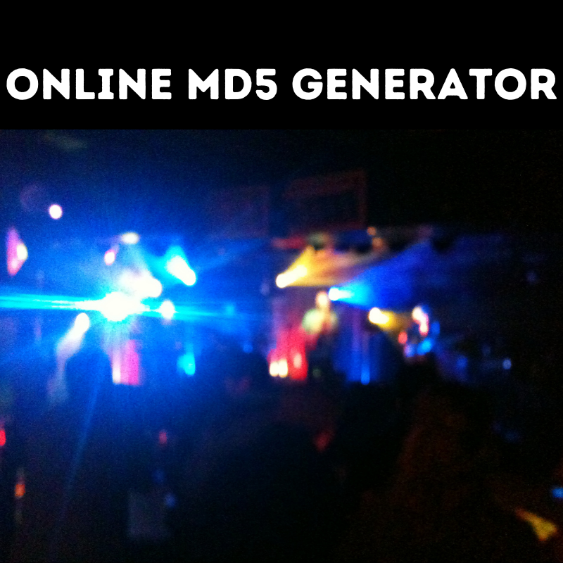 Online Md5 Generator 