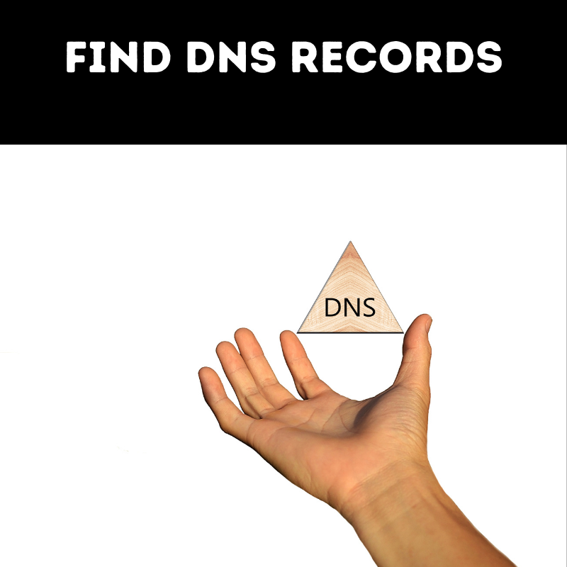 Find DNS records