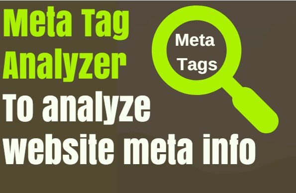 Free Meta tags analyzer