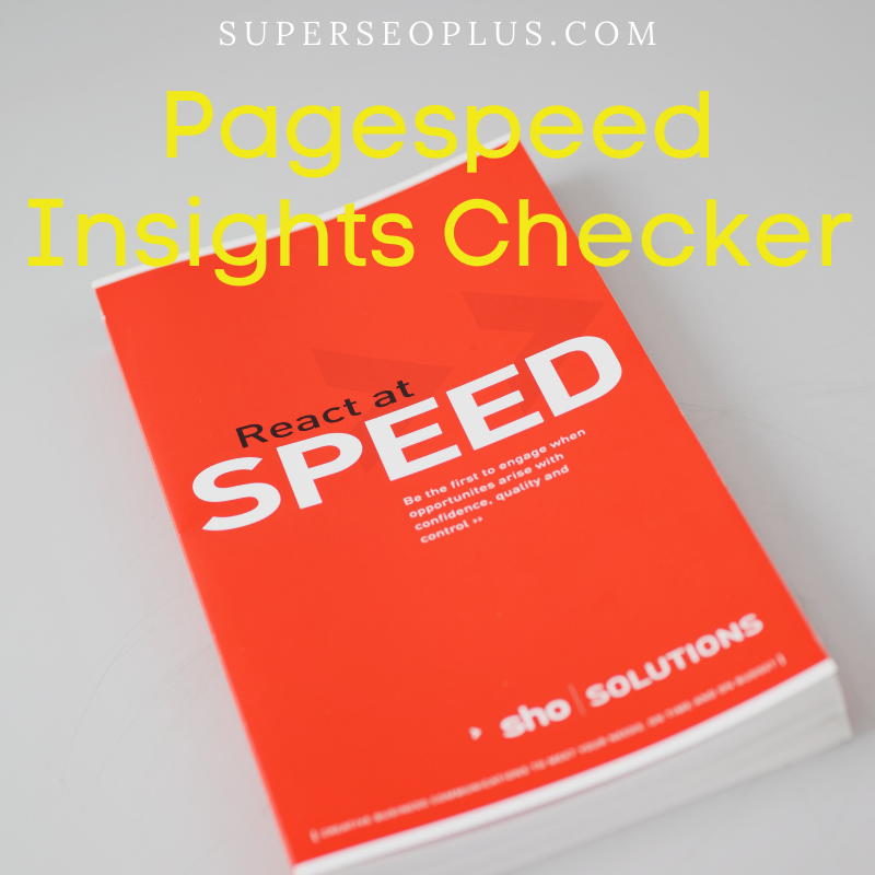 Pagespeed Insights Checker