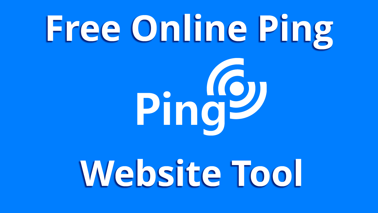 Online Ping Tool