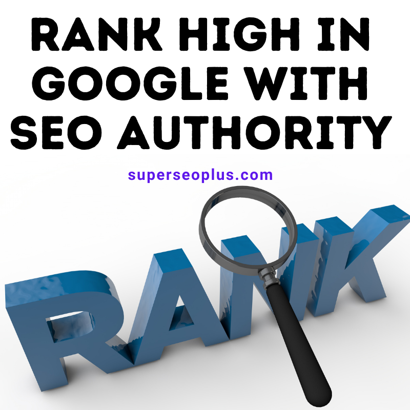 Rank High in Google with SEO Authority
