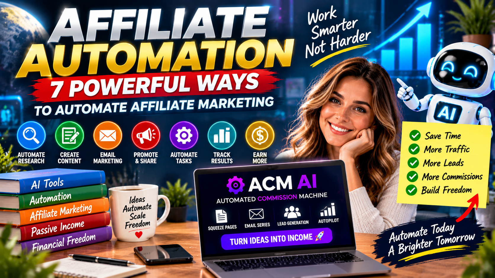 Affiliate Automation – 7 Powerful Ways to Automate Affiliate Marketing Affiliate automation guide with 7 powerful ways to automate affiliate marketing