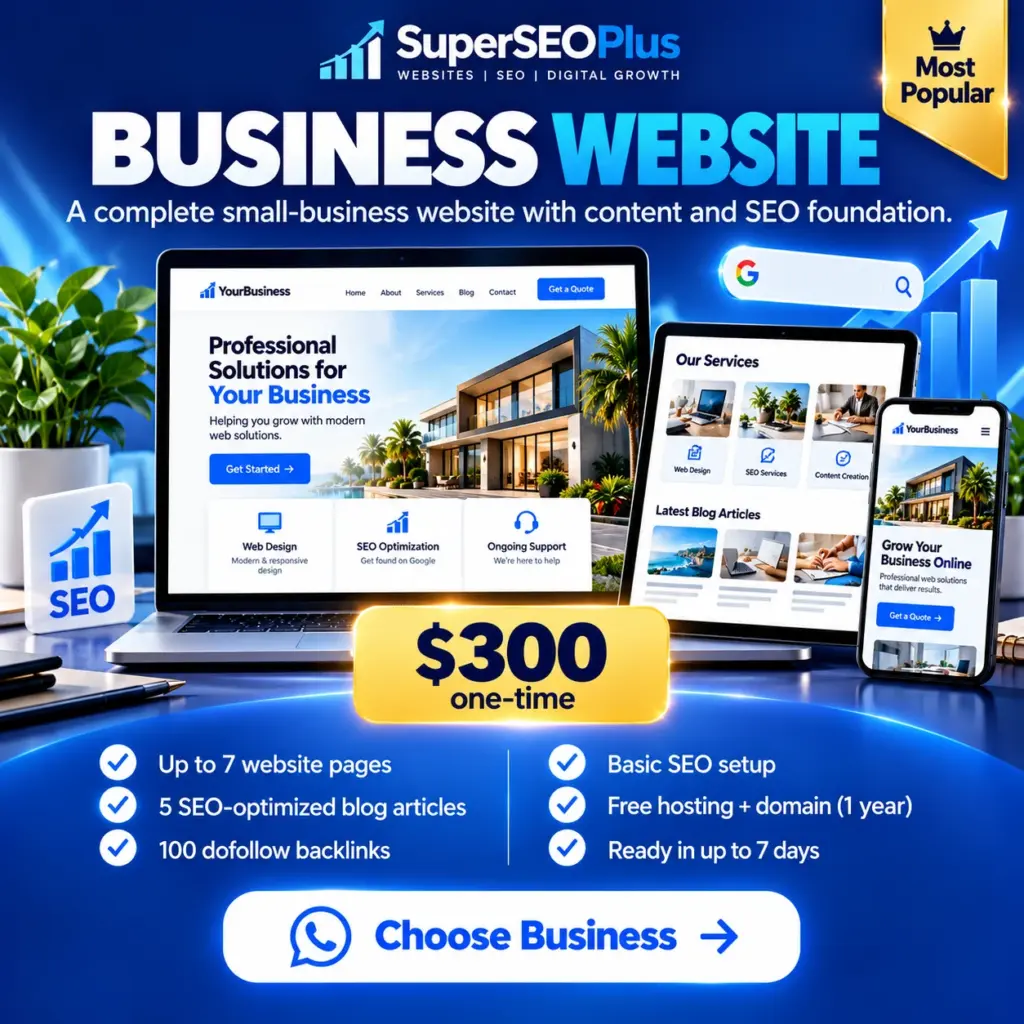 Affordable WordPress website design Business package for $300