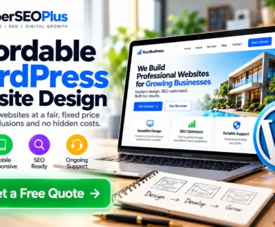 Affordable WordPress Website Design Services Affordable WordPress website design services by SuperSEOPlus