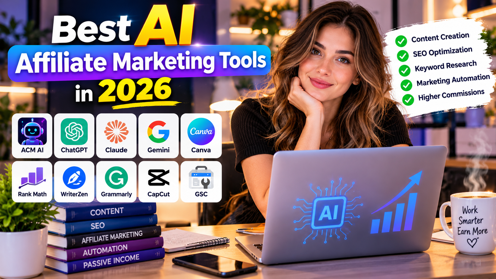 Best AI Affiliate Marketing Tools in 2026 Best AI affiliate marketing tools for content, SEO and automation in 2026
