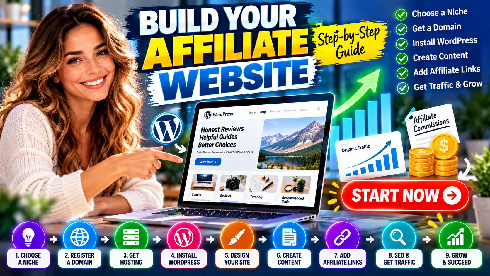 Build an affiliate website with WordPress step by step