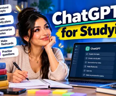 ChatGPT for Studying – Complete Student Guide ChatGPT for studying with study plans, flashcards and practice questions