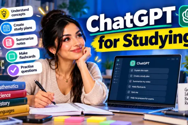 ChatGPT for studying with study plans, flashcards and practice questions