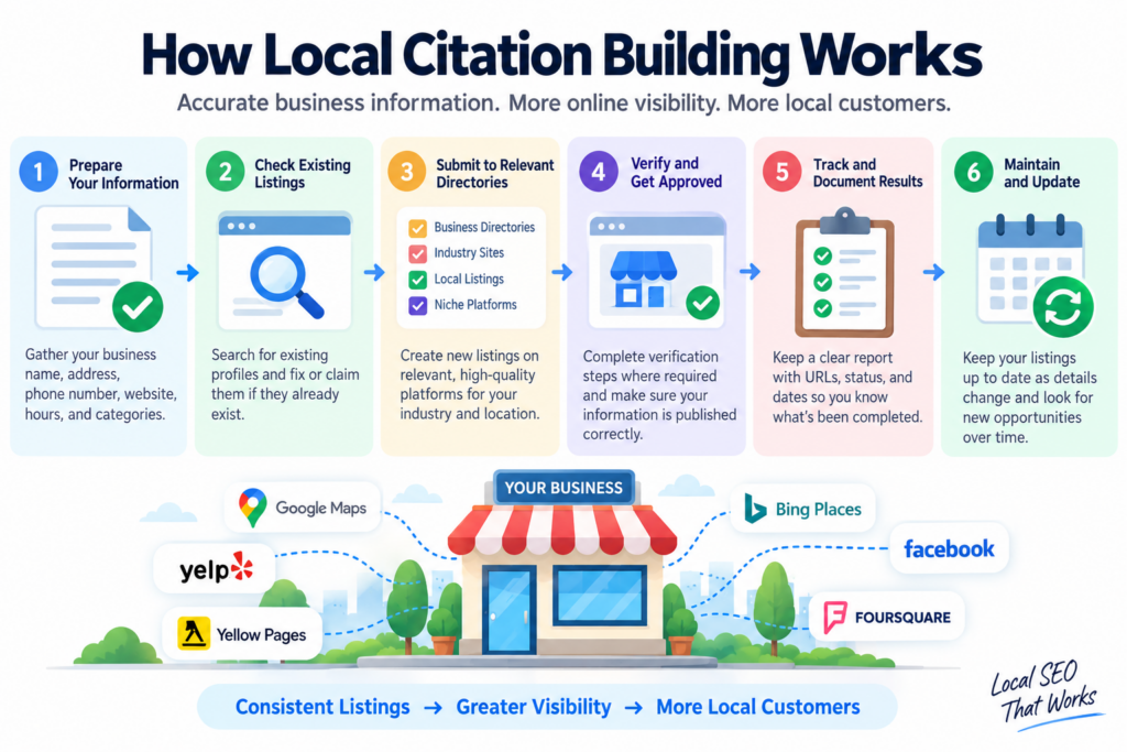 How local citation building works in six steps