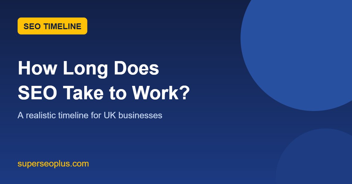 How Long Does SEO Take to Work? A Realistic Timeline featured image How long does SEO take to work: a realistic timeline