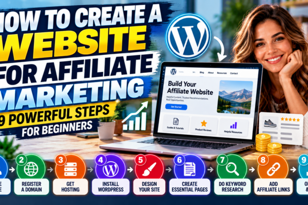 How to create a website for affiliate marketing in 9 steps