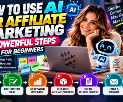 How to Use AI for Affiliate Marketing – 7 Powerful Steps How to use AI for affiliate marketing in 7 practical steps