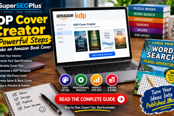 KDP cover creator guide for designing an Amazon KDP book cover