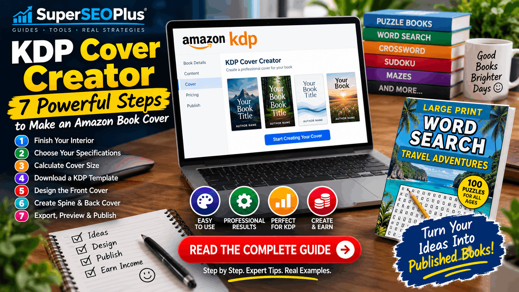 KDP cover creator guide for designing an Amazon KDP book cover