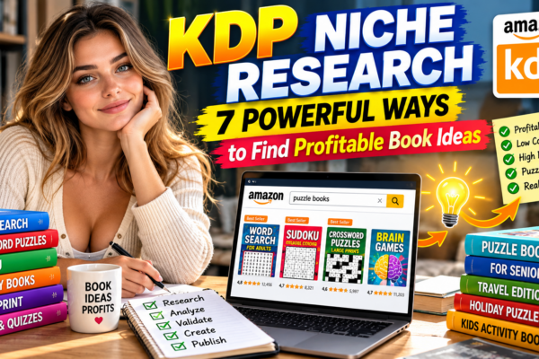 KDP niche research guide for finding profitable Amazon KDP book ideas