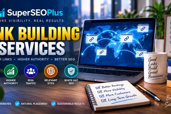 Link building services for SEO with quality backlinks and relevant website placements