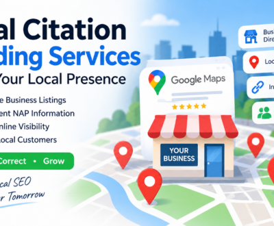 Local citation building services for local SEO