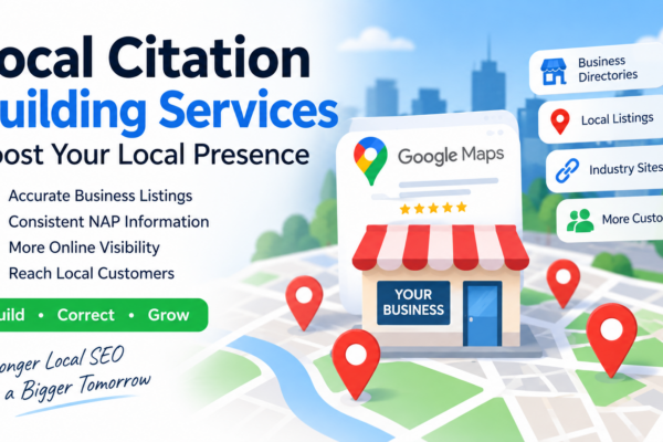 Local citation building services for local SEO