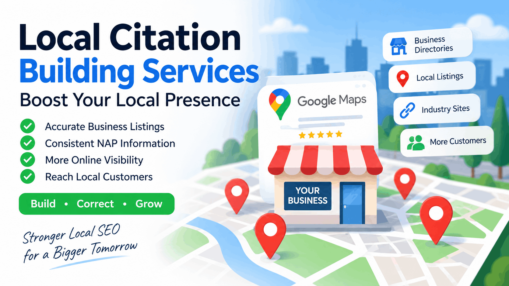 Local citation building services for local SEO
