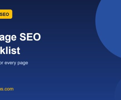 On-Page SEO Checklist: 13 Checks for Every Page featured image On-page SEO checklist: 13 checks for every page