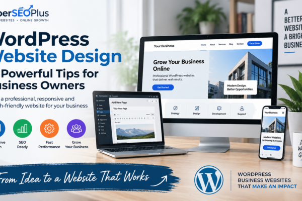 WordPress website design for business owners